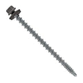 Fasteners Plus ST Fastening #10 x 3 Kwikseal Woodbinder Metal Roofing Screws Metal-to-Wood Charcoal Gray (Pack of 250)
