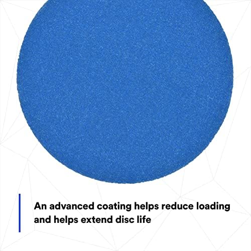 3M Stikit Blue Abrasive Disc Roll 36265, No Hole, Coating Removal, Body Repair, 80 Grade, 5 in, 50 Discs/Roll