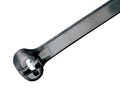 Panduit BT4M-M0 Cable Tie, Metal Barb, Miniature, Weather Resistant Nylon 6.6, 14.2-Inch Length, Black (1,000-Pack)