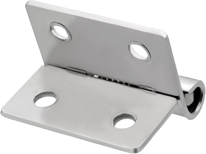 uxcell Self Closing Spring Hinge 0.98" Stainless Steel Brushed DIY Hardware for Door Cabinet Small Box 5pcs Per Pack