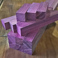 Purple Heart Wood Turning Blanks 6pcs - 2" x 2" x 30"