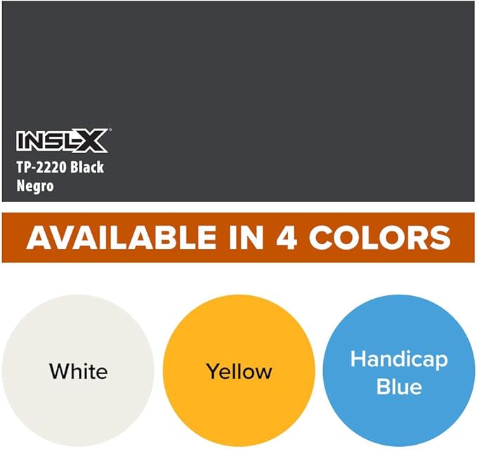 INSL-X Acrylic Latex Traffic Paint, Black, 1 Gallon