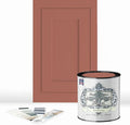 ALL-IN-ONE Paint by Heirloom Traditions, Sedona (Warm Coral), Quart - Durable cabinet and furniture paint. Built in primer and top coat, no sanding needed. Includes our 30 featured color card.