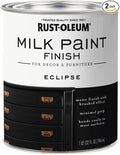Rust-Oleum 331052-2PK Milk Paint Finish, Quart, Eclipse, 2 Pack