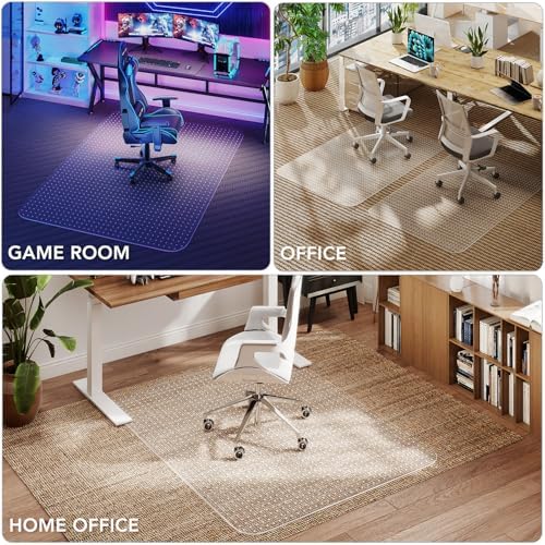 Office Chair Mat for Carpet, 36" x 48" Clear Desk Chair Mat