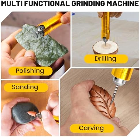 1200W 30000RPM Rotary Tool, Electric Flex Shaft Rotary Tool, Flex Shaft Grinder Hanging Carver, Foot Pedal Control, Wall Mount Metal Flexible Shaft, Rich Accessories for Jewelry Polishing Grinding