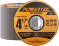 POWERTEC 4-1/2" Cut-Off Wheels, 50 PK, 7/8" Arbor (14019-P2)