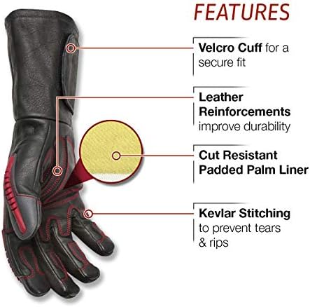 Lincoln Electric Roll Cage Welding/Rigging Gloves | Impact Resistant | Black Grain Leather |, 2X-Large, Model: K3109-2XL