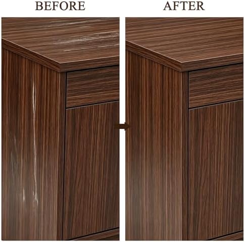 GSCIT Club Brown Walnut Wallpaper, 2.4 inch X 15ft Self Adhesive Wood Grain Repair Tape Walnut Repair Patch for Tables, Chairs, Baseboards, Doors, Windows, Floors, Handicraft DIY.