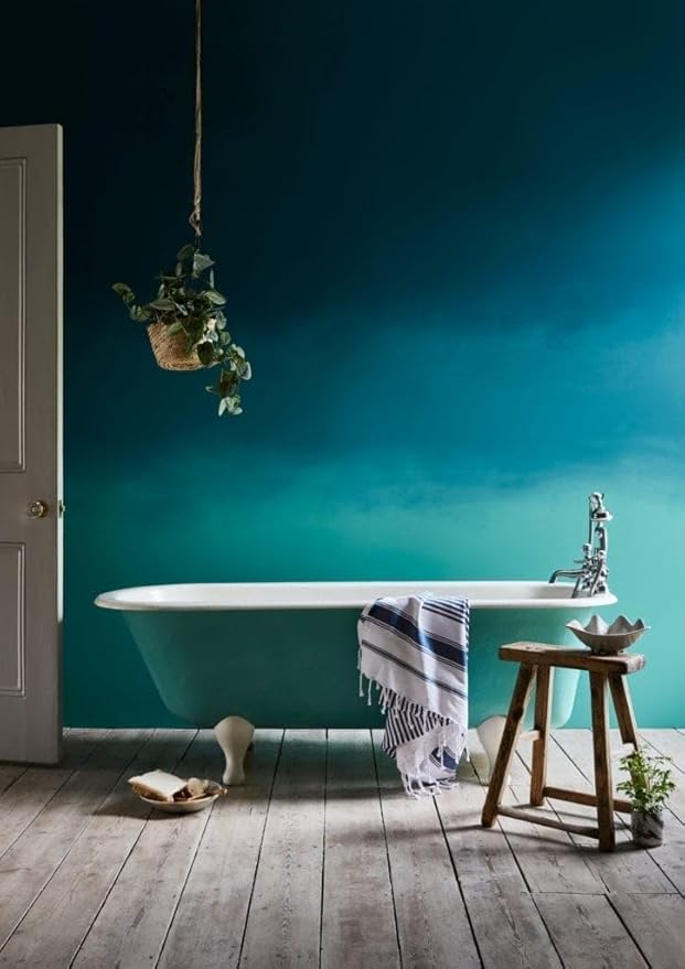 Annie Sloan Chalk Paint® (Provence, 1 Litre/33.8 Fl Oz) a unique decorative paint for furniture, cabinets and home décor with no sanding or priming
