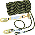 50FT Rope Harness Safety Lanyard, Roofing Fall Protection Rope