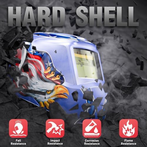 YESWELDER Auto Darkening Welding Helmet 1/1/1/1 True Color, LYG-L600A