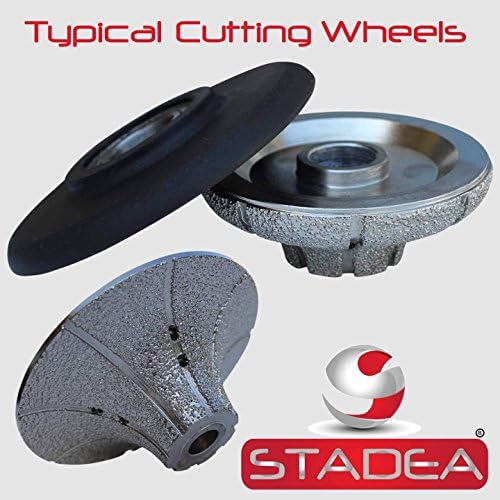 Diamond Profile Wheel/Profile Grinding Wheel 45 degree/Bevel 10 MM 3/8" high for Grinder Polisher Tile Granite marble Concrete Shaping/Diamond Profiling