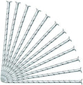 50/100/150 Pack 6" Solid Galvanized Non-Rust Metal Garden Stakes Spiral Landscape Edging Anchors for Paver Edging, Gardening, House Construction, etc (150)
