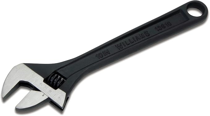 Williams 13624A Black Adjustable Wrench 24"