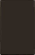 ENERLITES Screwless Blank Wall Plate, Child Safe Blank Device Outlet Cover, Standard Size, 1-Gang 4.68" x 2.93", Polycarbonate Thermoplastic, UL Listed, SI8801-BR, Glossy, Brown