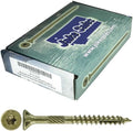 8 x 1-3/4" Bronze Coated Exterior Coated - ACQ Compatible Multipurpose Wood Screw -Torx/Star Drive Flat Head 5 POUNDS - 865 Screws