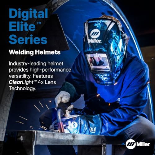 Miller Digital Elite™ Welding Helmet, ClearLight™ 4x, Blue Rage™ II