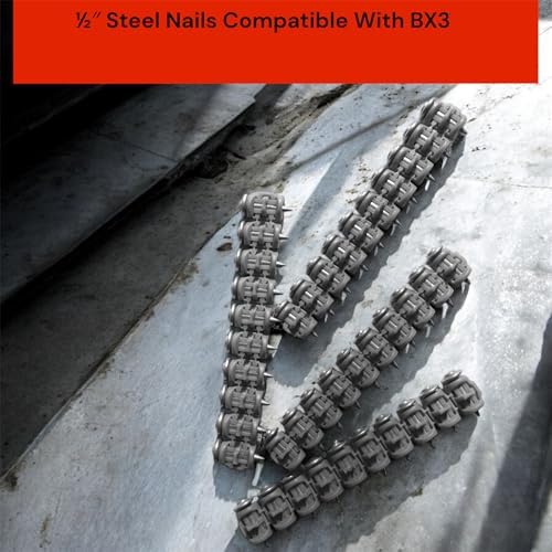 BX3 ½″ Steel Nails For Hilti BX3-1,000 X-S B3 MX STEEL NAILS Compatible