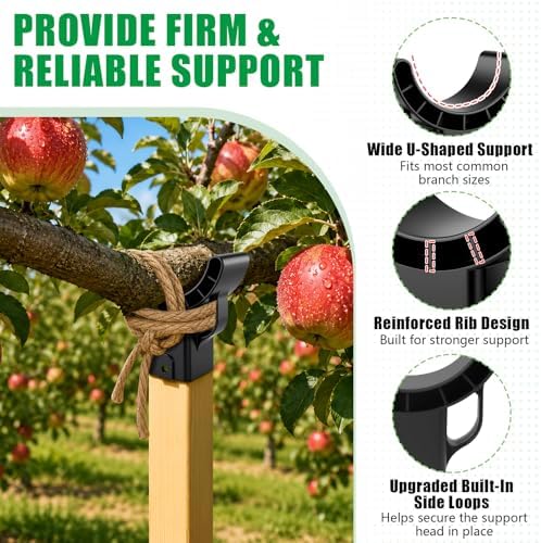KJX 4 Pack Upgraded Tree Crutches, Fruit Tree Branch Supports