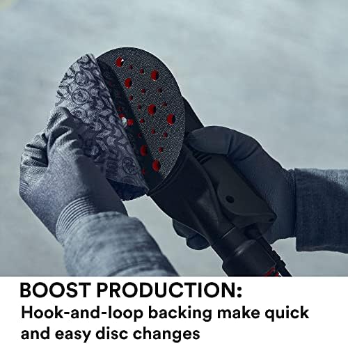 3M Xtract Net Disc 710W, 240+, 8 in, Die 800L, Pack of 50 Hook and Loop Sanding Discs, Virtually Dust-Free, Premium Option for Metal, Wood, Composites, Stock Removal, and Fine Finishing