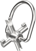 HVAC Locking Caps Key for 410A and R22 Refrigerant Safety Caps, for Installation and Removal of Locking Caps Used, Tamper Resistant Key Tool