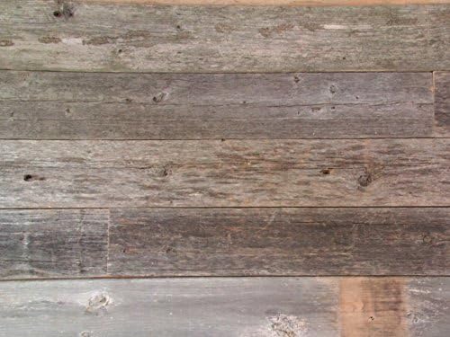 Rustic Weathered Reclaimed Wood Planks for DIY Crafts, Projects and Decor (20 Planks - 24" Long)