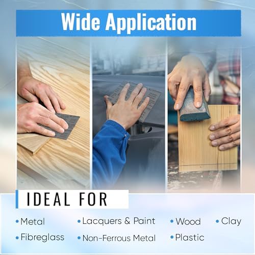Sandpaper Grit 100, 9x11 inch, 10 Sheets