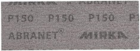 Mirka Abranet 2.75x8 Inch 150 Grit Mesh Sanding Sheets Hook & Loop, 50 Pack