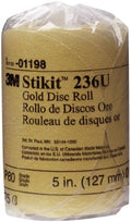 3M Stikit Gold Disc Roll, 01198, 5 in, P80A