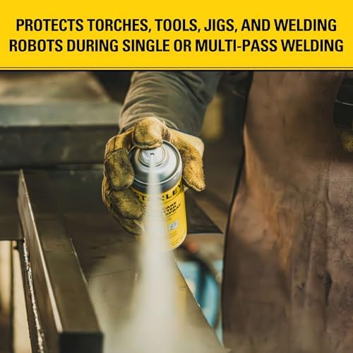 Stanley AP90 Anti Spatter Spray (1x8.5 Oz.) – Heavy Duty Welding Anti-Spatter for Arc, MIG and TIG Tips, Non-Flammable Silicone-Based Spray for Clean & Safe | 8.5 Oz. 1 Pack