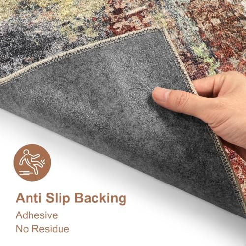 Anidaroel Office Chair Mat for Hardwood Floor, 48"x60" Under Desk Chair Rug for Rolling Chair, Anti-Slip Computer Chair Mat, Low Pile Carpets Floor Rug for Home Office Gaming Room