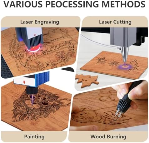 10 Pack Rosewood Plywood Sheets, 16.5"x11.7"x1/8" Unfinished Wood Blanks, Ideal for Laser Cutting, Engraving, DIY Crafts, Wood Burning, Sign Making & Home Decor