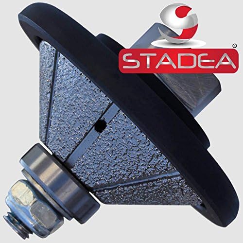 Diamond Profile Wheel/Profile Grinding Wheel 45 Degree/Bevel 20 MM 3/4" high for Grinder Polisher Tile Granite Marble Concrete Shaping/Diamond Profiling