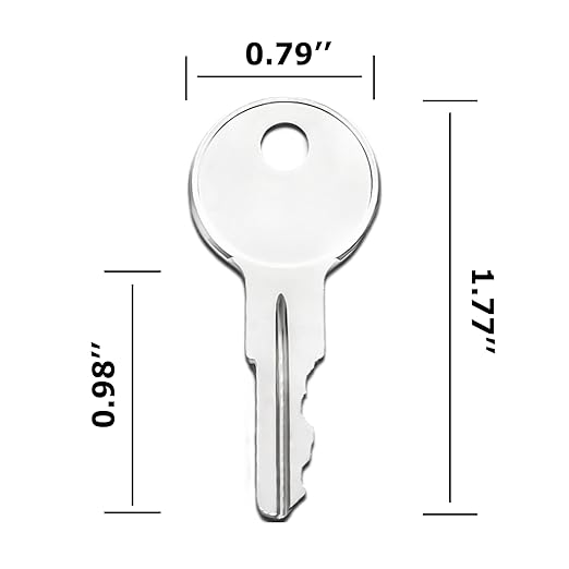 10PCS Equipment Keys CH510, Fit Some Truck Boxes and toolboxes from Delta, Brute Boxes, Better Built, DeeZee, Lund, Tractor Supply, Craftsman, Owens Products, UWS, Northern Tool
