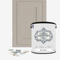 ALL-IN-ONE Paint by Heirloom Traditions, Oyster (Neutral Taupe), Gallon - Durable cabinet and furniture paint. Built in primer and top coat, no sanding needed. Includes our 30 featured color card.