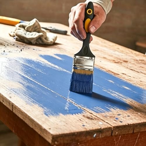 Upgrade Paint Roller Kit, House Painting Tools Set with Paint Tray, Brushes, Scrapers & Extension Pole for Wall Ceiling (Set-A)