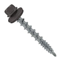 Fasteners Plus ST Fastening #10 x 1-1/2" Kwikseal Woodbinder Metal Roofing Screws Metal-to-Wood Charcoal Gray (Pack of 250)
