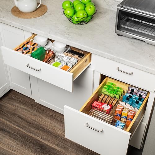 ClearSpace Pantry Organizers and Storage and Cabinet Organizer, 4 Pack