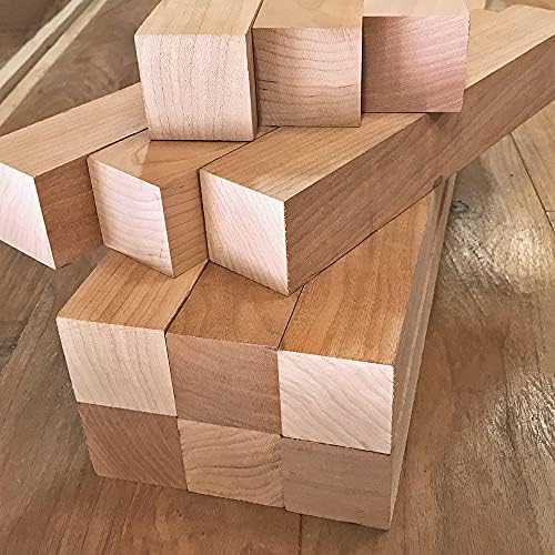 Cherry Wood Turning Blanks 6pcs - 2" x 2" x 30"