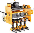 TRZZ Power Tool Organizer Wall Mount, 3-Layer Drill Rack, Yellow