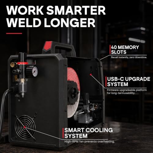 YESWELDER 12-in-1 Welder & Plasma Cutter Combo, 120V/240V MP200-PRO