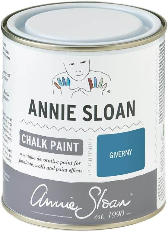 Annie Sloan Chalk Paint® (Giverny, 500 ml/16.9 Fl Oz) a unique decorative paint for furniture, cabinets and home décor with no sanding or priming