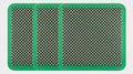 KGS Diamond PRO-PAD Hand Polishing 75x75x10 mm (3 Pack, Grit 60 (Green))