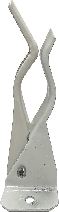 Black Duck Brand White Spring Grip Clamps, Mop and Broom Clamp Holder for Shovel, Rake, Broom, Mop, Etc. (40, Jumbo)