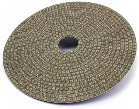 4" Electroplated Diamond Polishing Pads- 4PCS Wet Dry Sanding for Granite Marble Concrete Ceramics Glass (4"-4PCS)