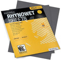 Indasa 50 PCS 9x11” Wet & Dry Sandpaper Sheets, 1000 GRIT, Rhynowet Clog-Resistant Abrasive for Wood, Metal, Auto, Paint & Clear Coat Finishing, Sand Paper Silicon Carbide, Plusline