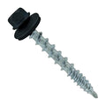 Fasteners Plus ST Fastening Kwikseal Woodbinder Metal Roofing Screws Metal-to-Wood (#10 x 1-1/2", Black)