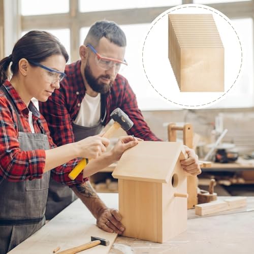 Juexica 25 Pcs 6 mm Baltic Birch Plywood 1/4 x 12 x 12 Inch