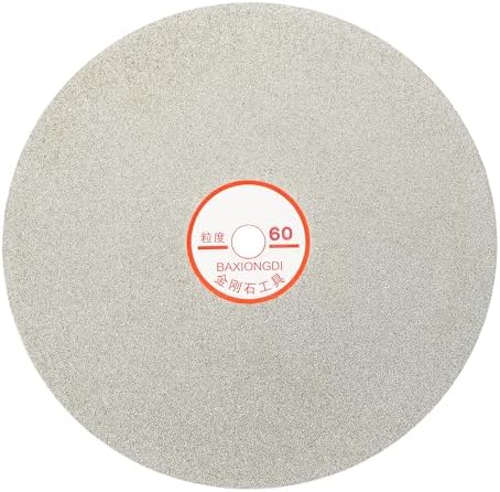8 Inch x 1/2" Arbor Diamond Flat Lap Disc, 60 Grit